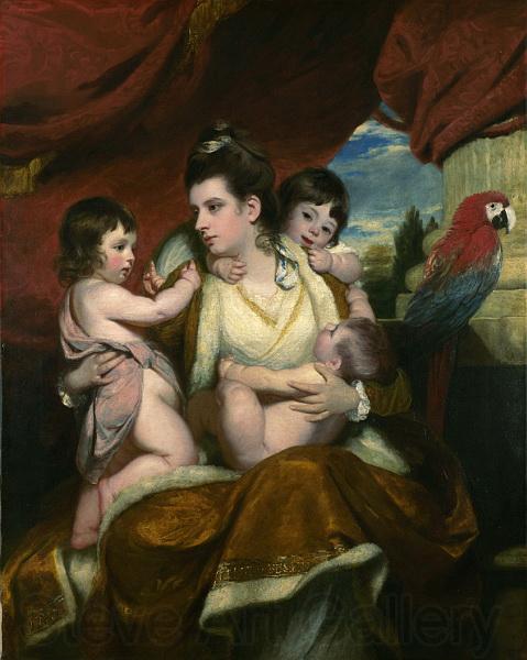Sir Joshua Reynolds Portrait of Lady Cockburn and her three oldest sons Spain oil painting art